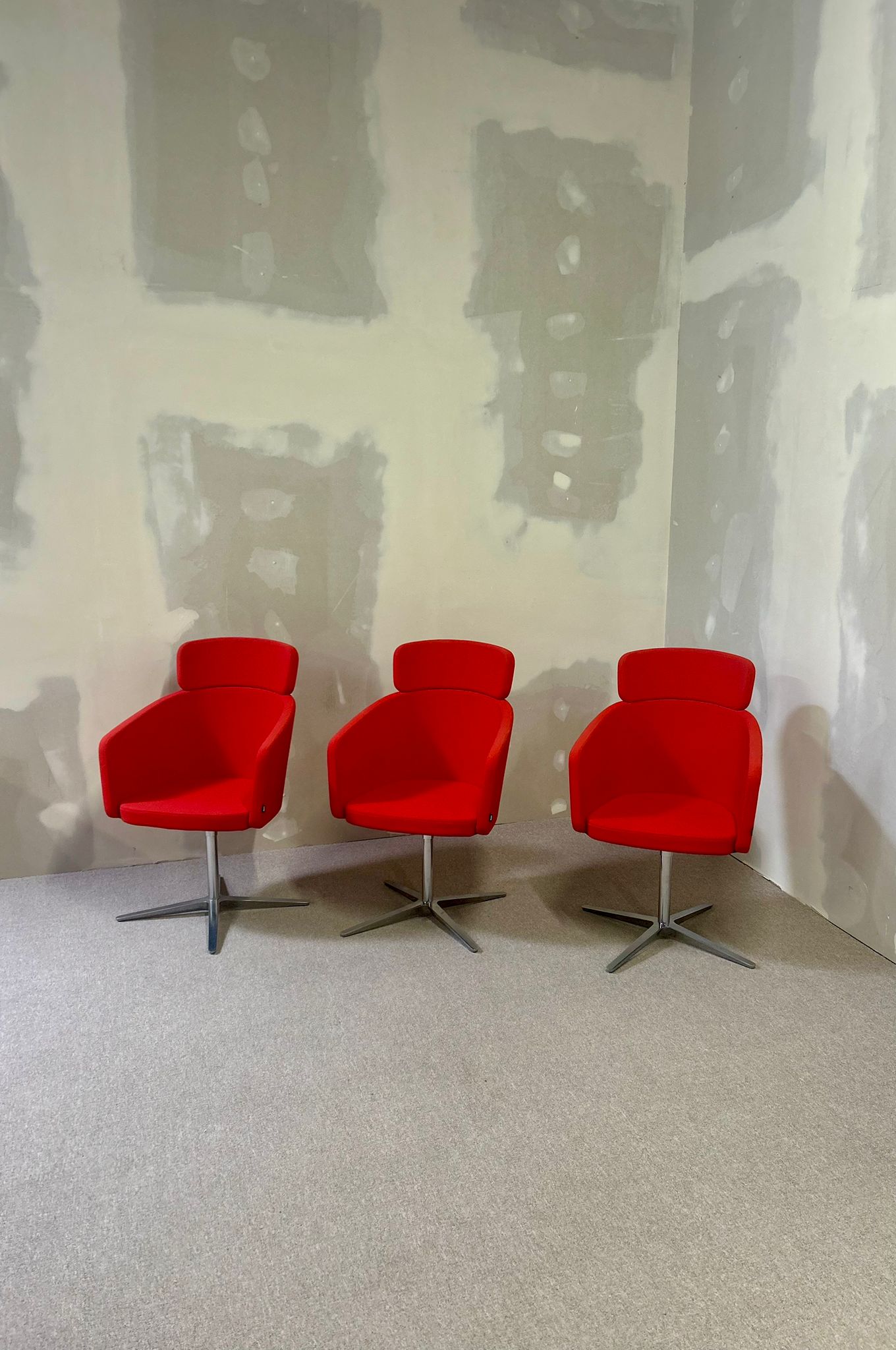 Bene Drehstühle Konferenz Stühle rot wie neu top Zustand,3x