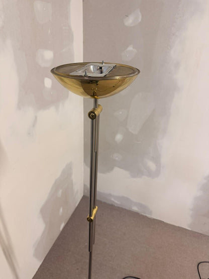 Designer Stehlampe von Bankamp Leuchten Messing Metall