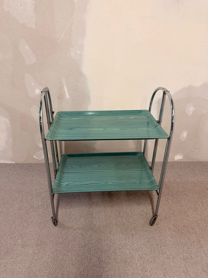 Klappbarer Vintage 1960`s Gerlinol Dinett Servierwagen