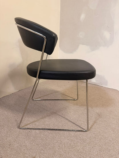 Stuhl New York von Connubia by Calligaris, Polsterstuhl