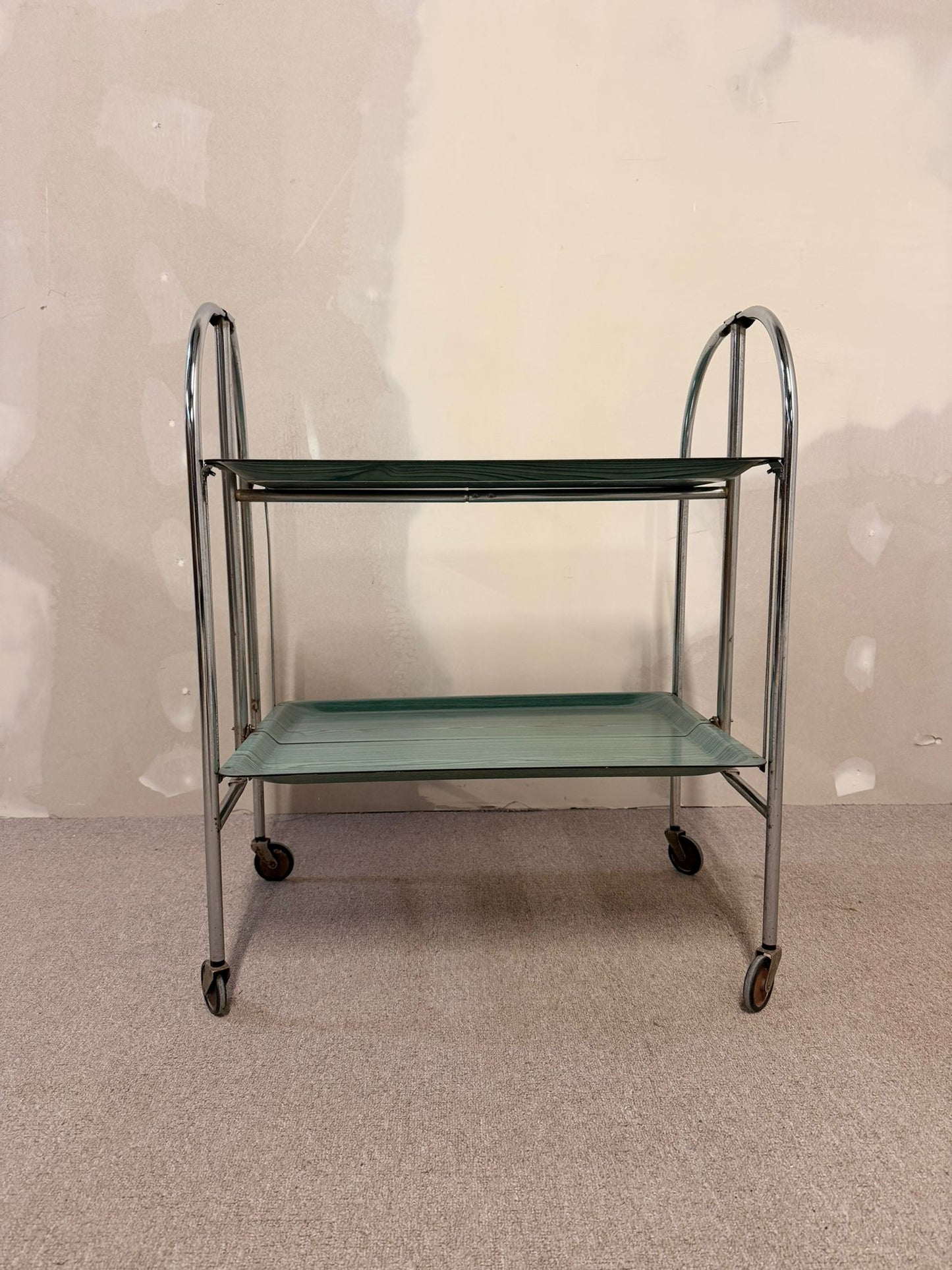 Klappbarer Vintage 1960`s Gerlinol Dinett Servierwagen
