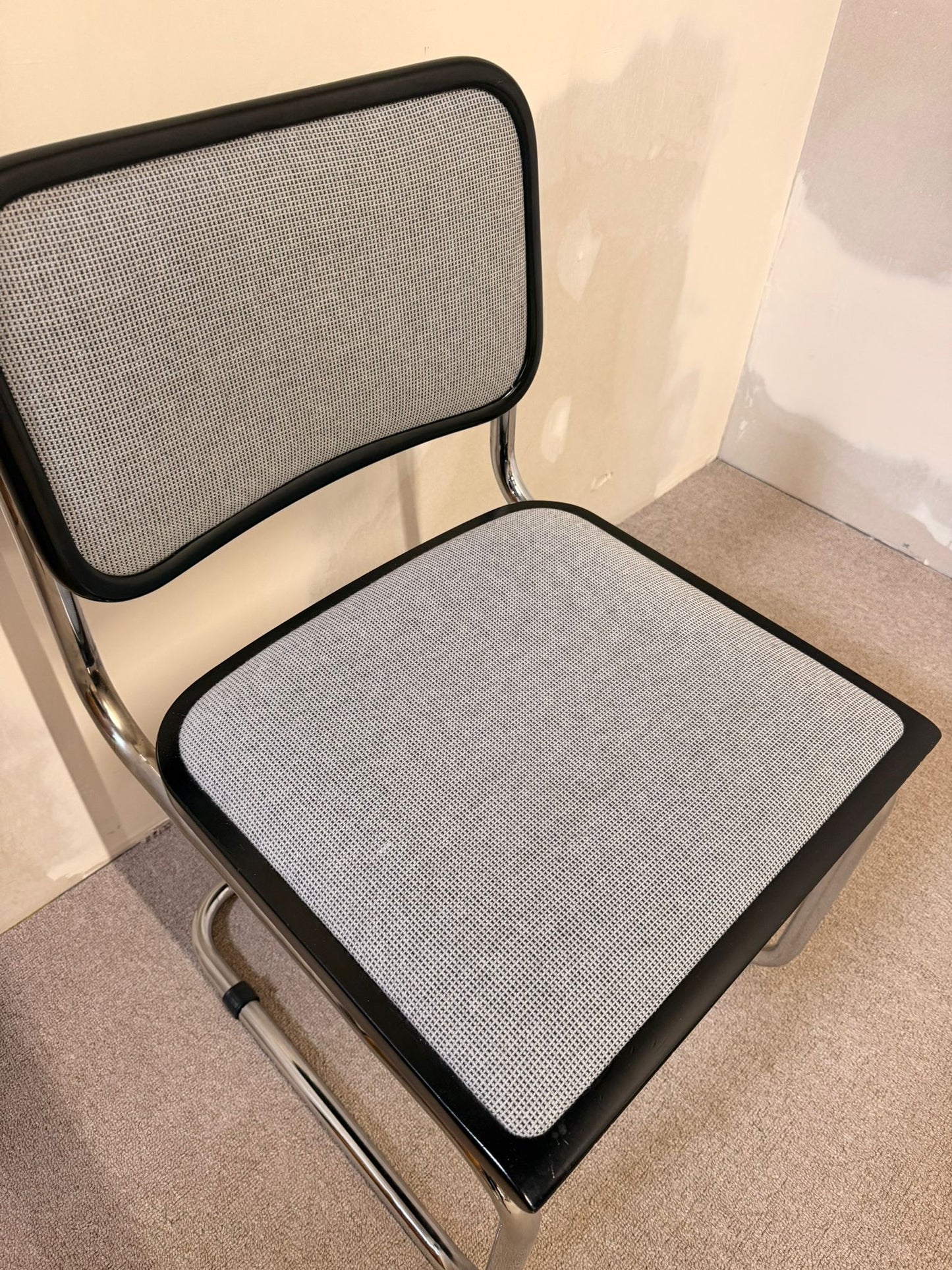 Vintage Cesca Freischwinger im Marcel Breuer Stil