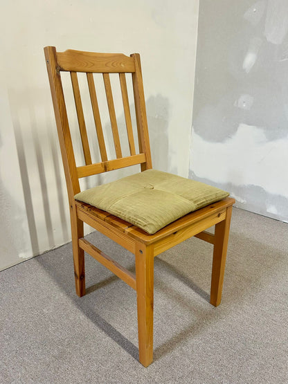 Stabiler Holzstuhl Esszimmer Stuhl mit Sitzpolster