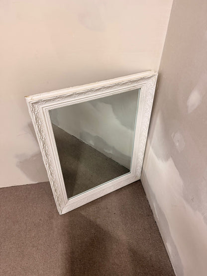 Spiegel weiss mit Verzierungen Shabby Chic, Wandspiegel