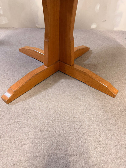Runder Mid Century massivholz Esstisch