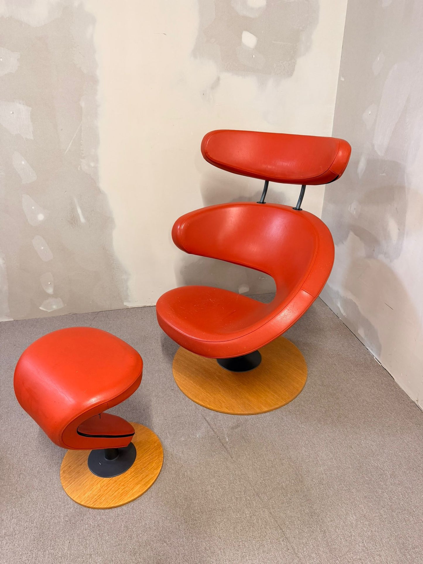 Peel Sessel aus Leder von Olav Eldøy für Varier (Stokke)