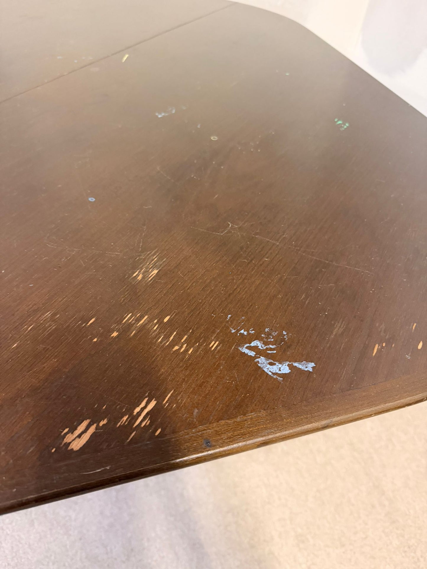 Esstisch ausziehbar im Art Deco Stil Holz massiv