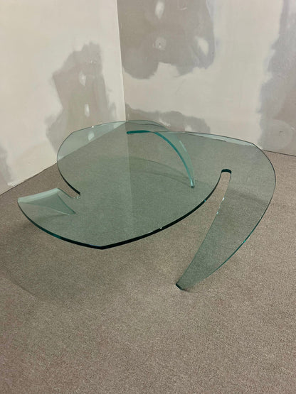 Design Glas Couchtisch Unikat Coffee Table Blickfang