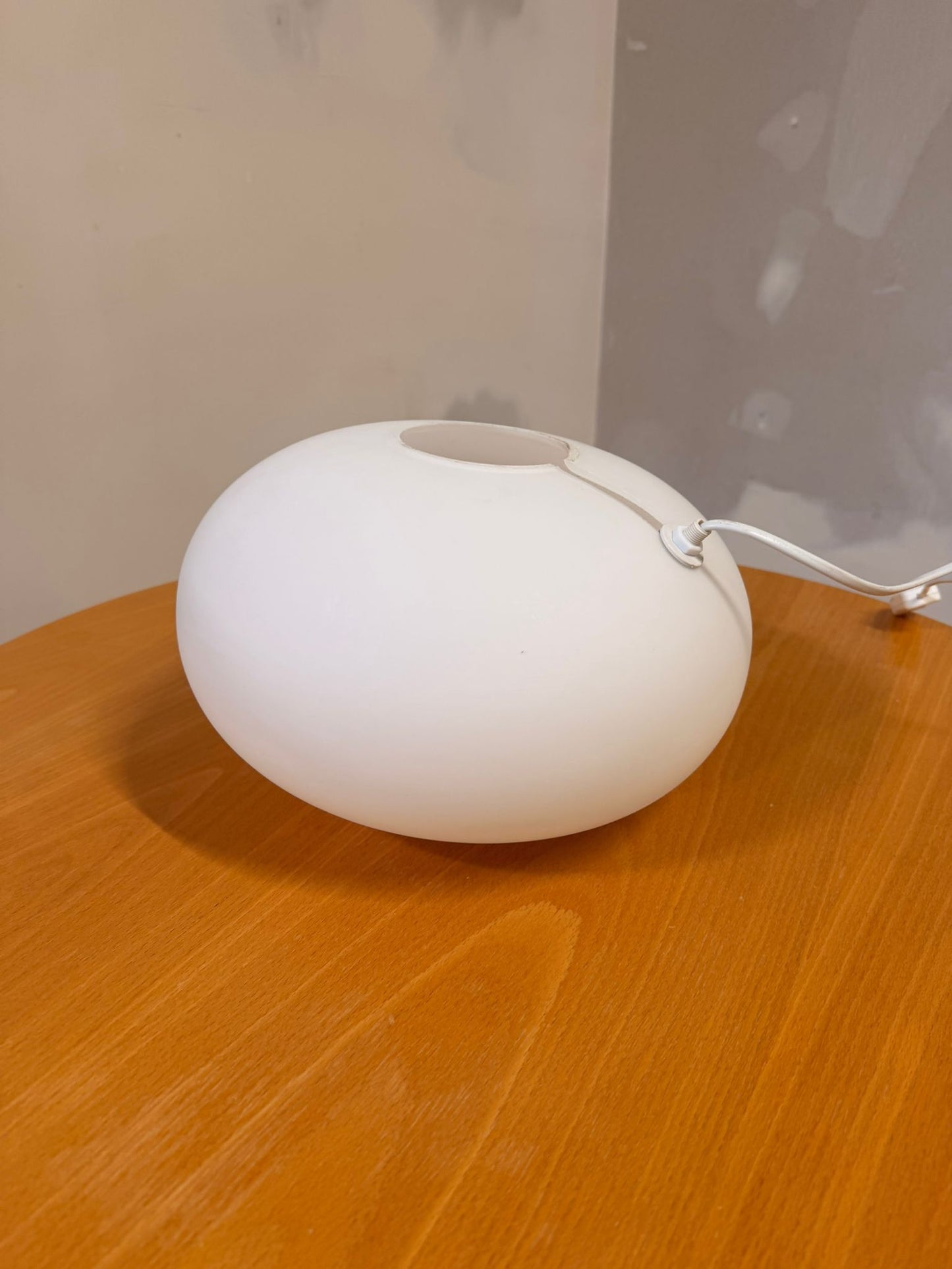 Vintage Space Age Tischlampe Bodenlampe ovale Form