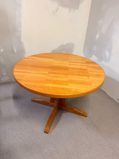 Runder Mid Century massivholz Esstisch