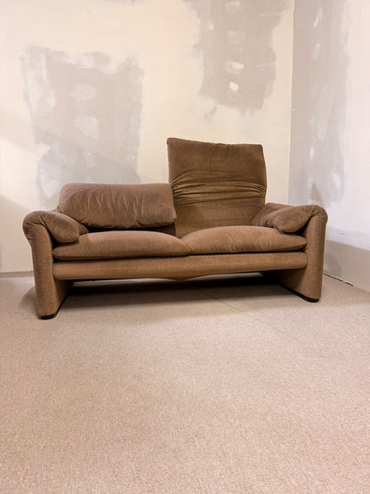 2-sitzer-Sofa Maralunga Vico Magistretti für Cassina 70er