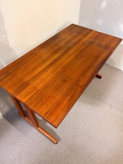 Mid Century vintage Teak Schreibtisch skandinavisches Design