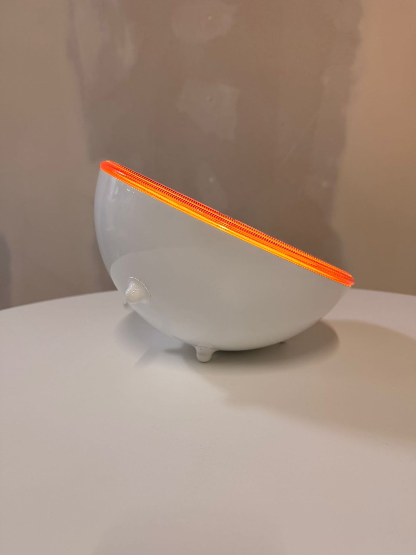 Vintage Space Age Tischlampe aus Frankreich, 70`s, orange