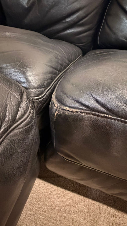 Modulares Postmodernes Vintage Leder Sofa von Ligne Roset