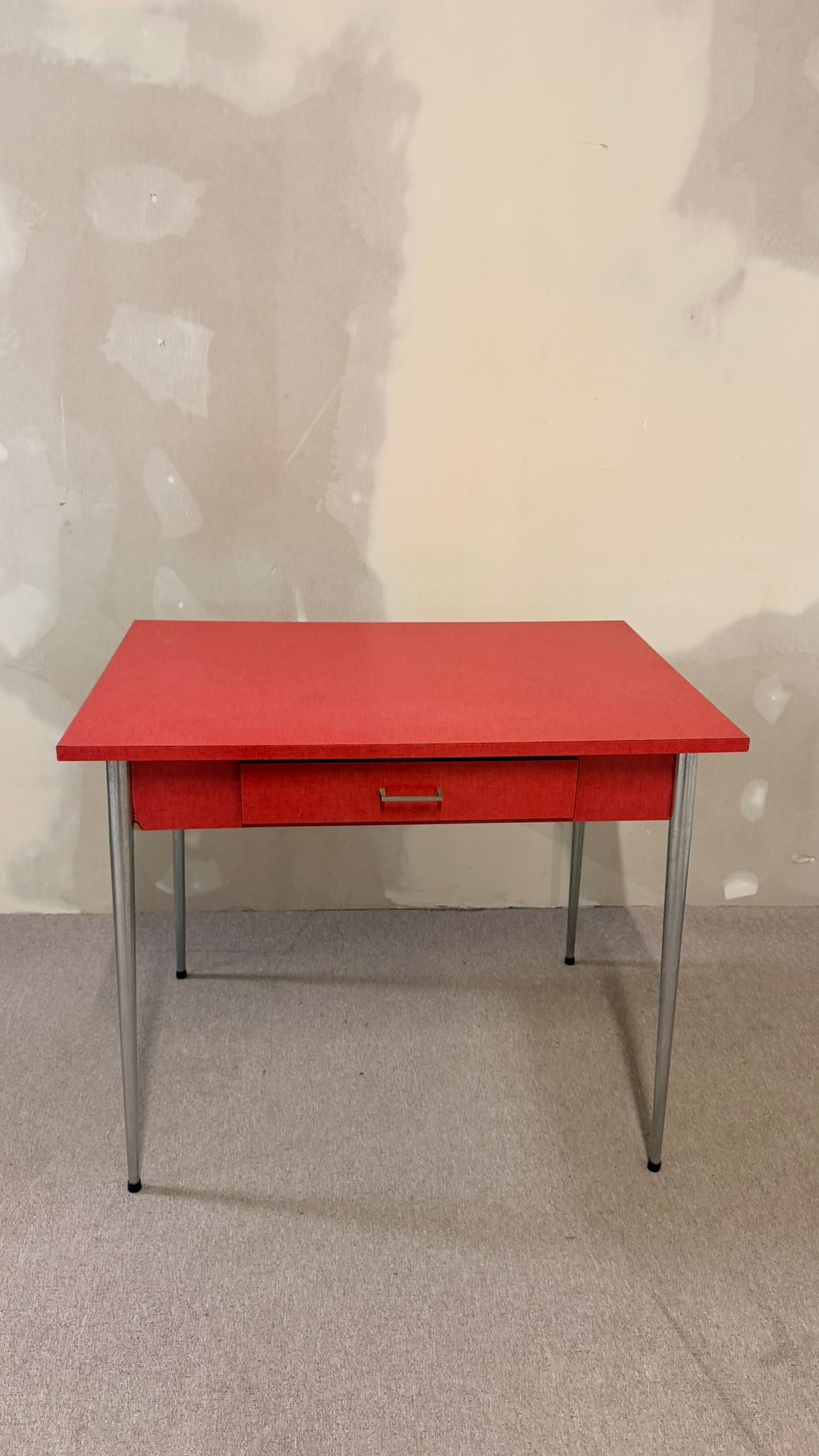 Retro Vintage Kelko Küchentisch aus den 60er Jahren in Rot