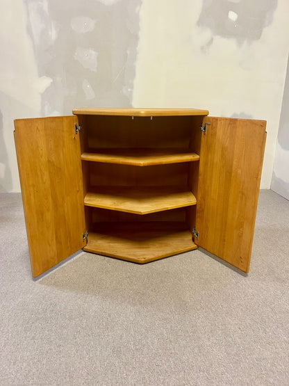 Eckschrank Kommode aus Holz Buche von Lübke