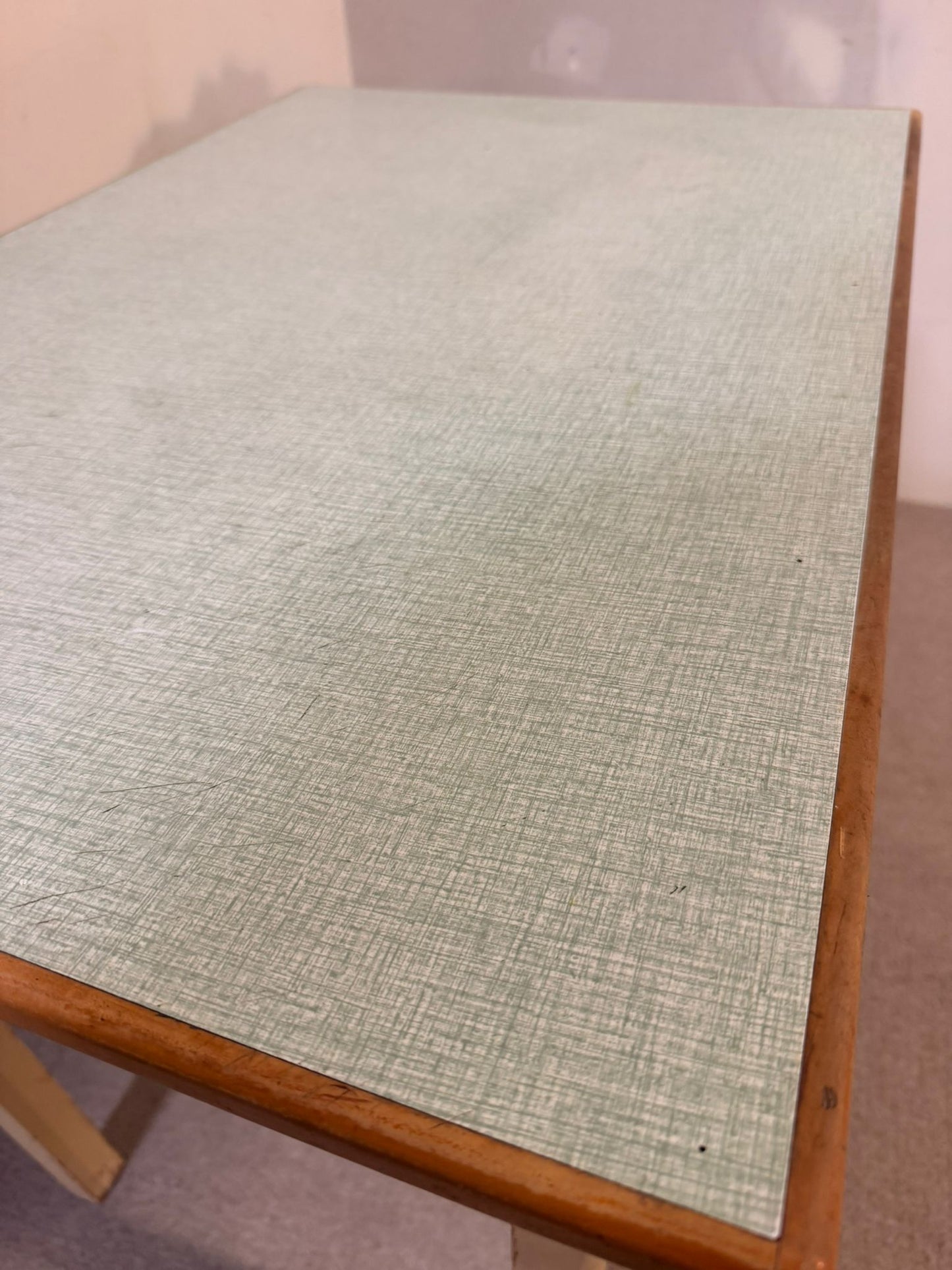 50`s vintage Tisch Küchentisch mit Schublade, Kelko Platte