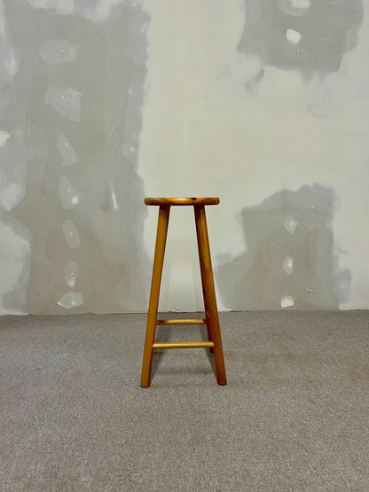 Rustikaler Barhocker aus Massivholz Kiefer