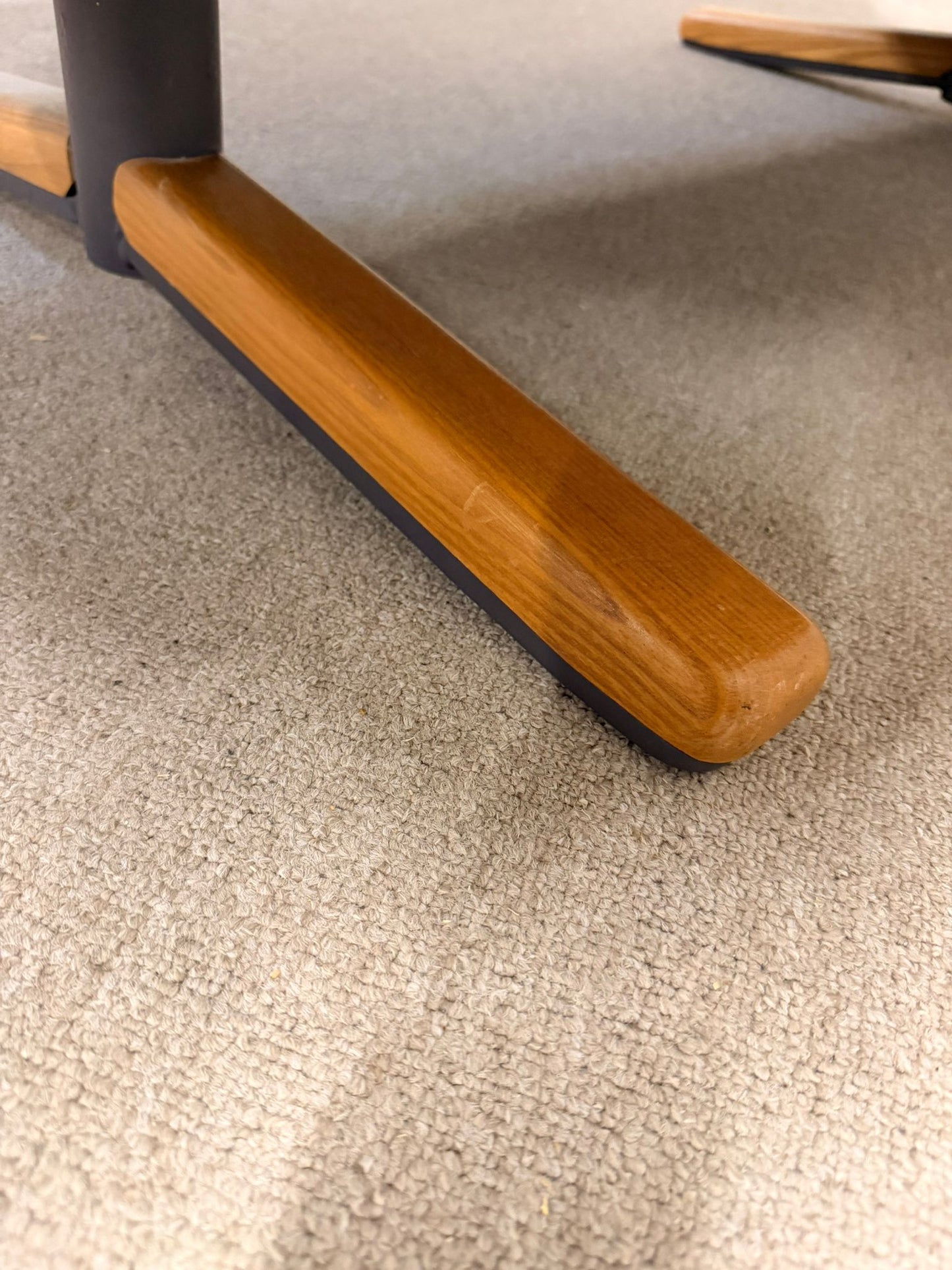 Dänisches Mid Century 2er Sofa mit Strukturstoffbezug, retro