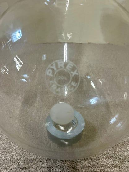 Grosser Glasballon Pyrex France 20 Liter Glaskolben Deko