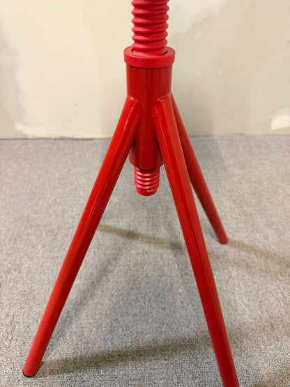 Höhenverstellbarer Hocker Drehhocker aus Holz/ Metallgestell