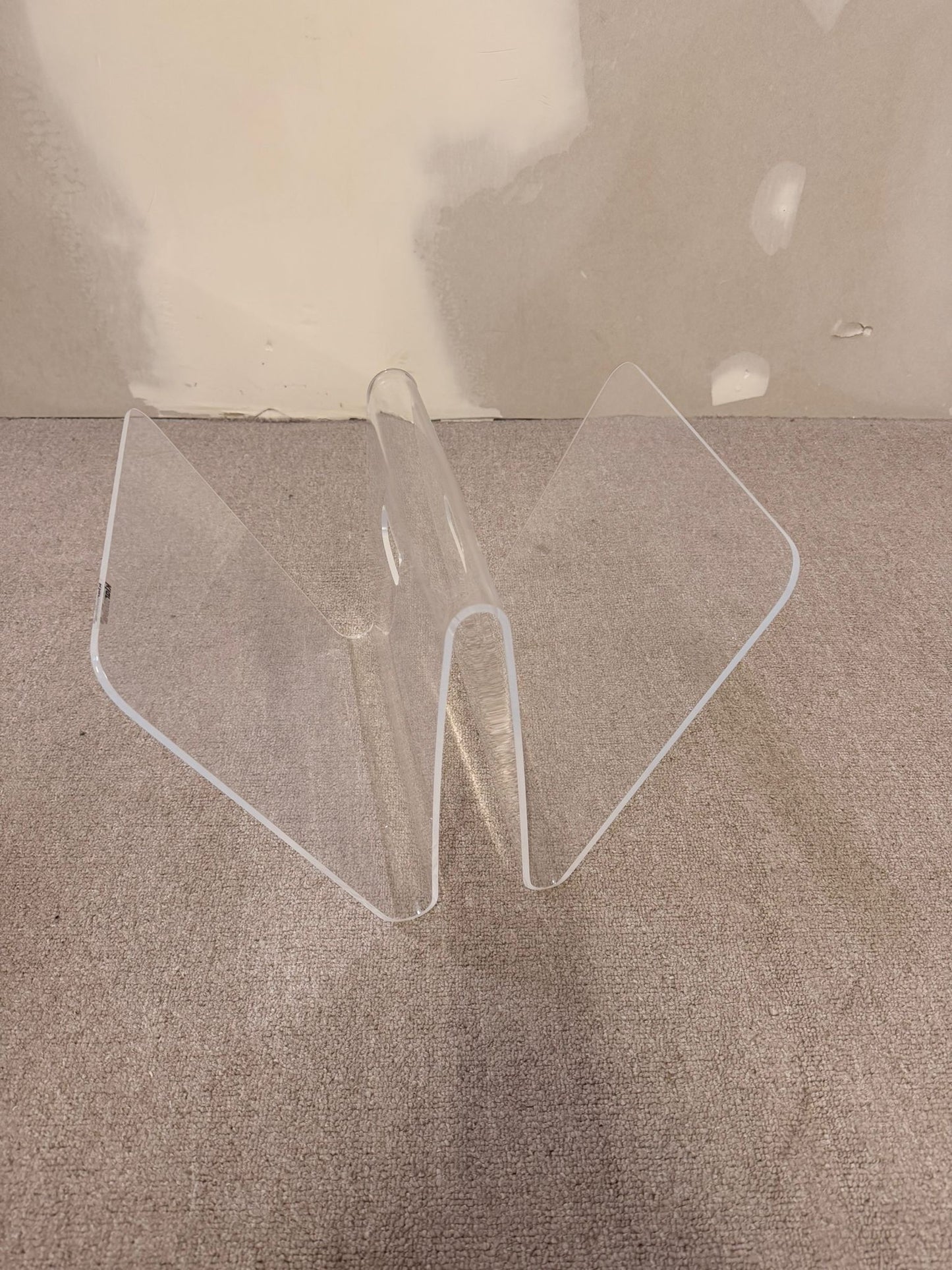 Transparente Zeitschriftenständer aus Plexiglas Acrylglas