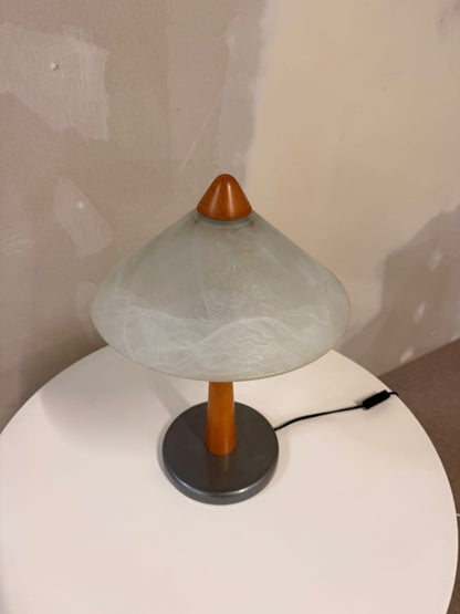 Postmoderne Pilz Tischlampe aus den 80er Jahren