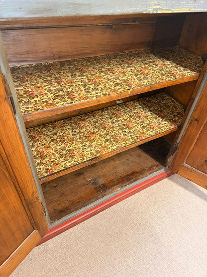 Antiker handbemaltes Vintage Sideboard im Bauernstil 50er