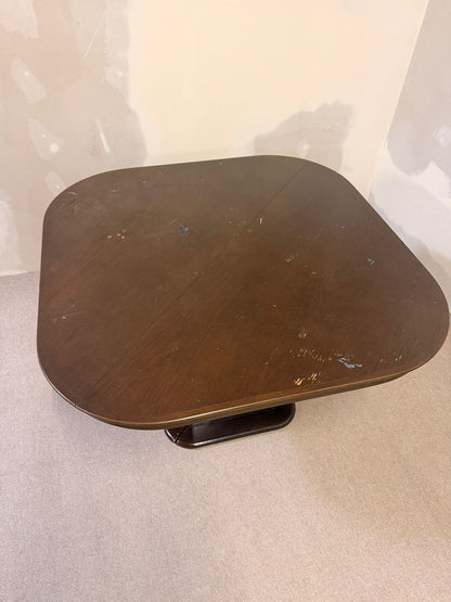 Esstisch ausziehbar im Art Deco Stil Holz massiv