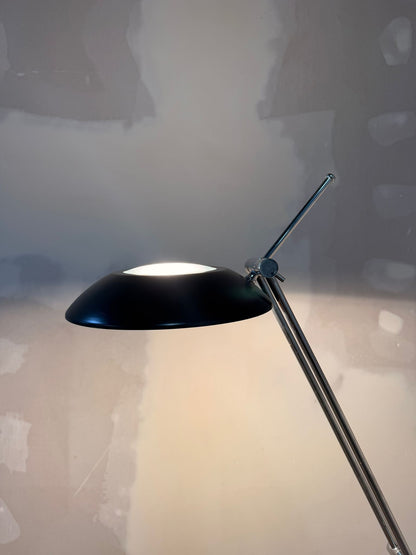 Verstellbare designer Stehlampe im Space Age Stil, verchromt