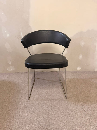 Stuhl New York von Connubia by Calligaris, Polsterstuhl