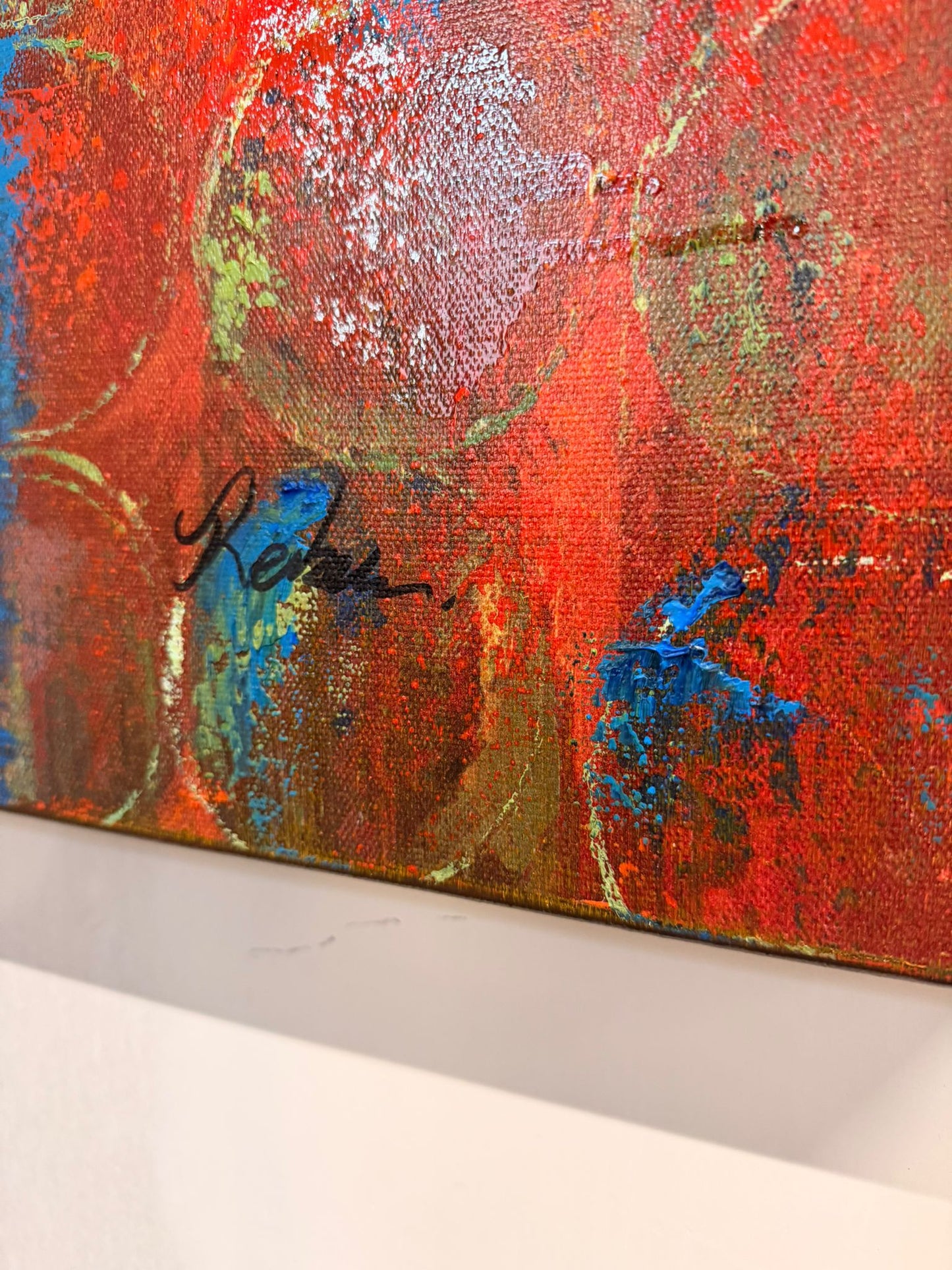 Grosses dekoratives Wandbild abstrakte Malerei Kunst