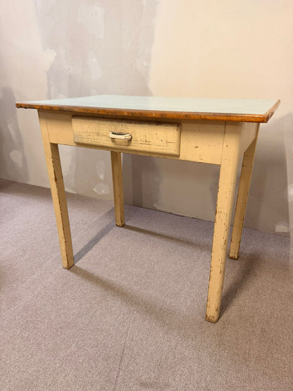 50`s vintage Tisch Küchentisch mit Schublade, Kelko Platte