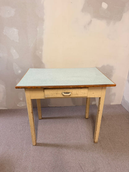 50`s vintage Tisch Küchentisch mit Schublade, Kelko Platte