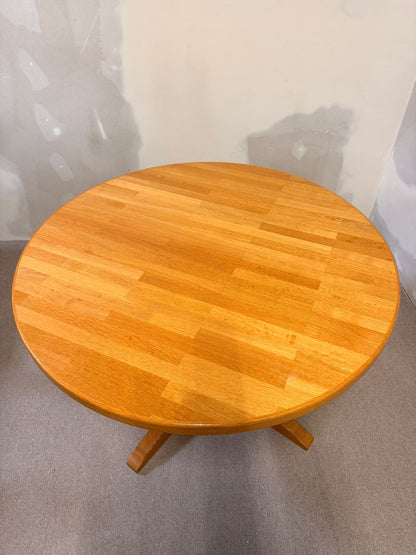 Runder Mid Century massivholz Esstisch