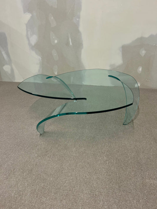 Design Glas Couchtisch Unikat Coffee Table Blickfang