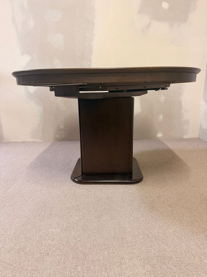 Esstisch ausziehbar im Art Deco Stil Holz massiv