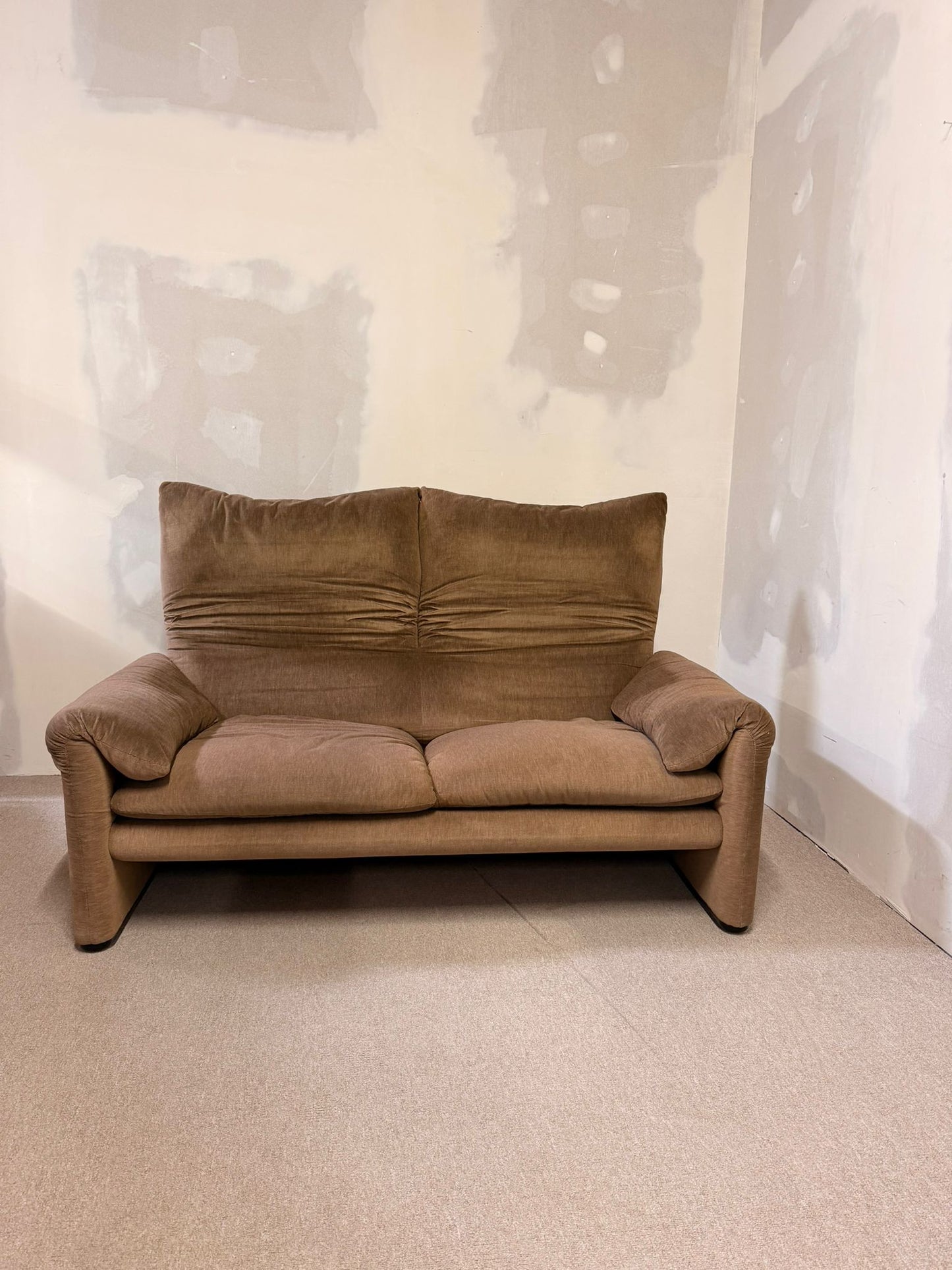 2-sitzer-Sofa Maralunga Vico Magistretti für Cassina 70er