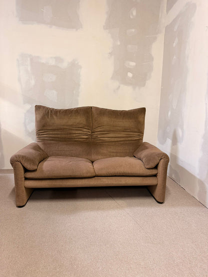 2-sitzer-Sofa Maralunga Vico Magistretti für Cassina 70er