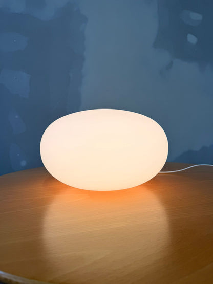 Vintage Space Age Tischlampe Bodenlampe ovale Form