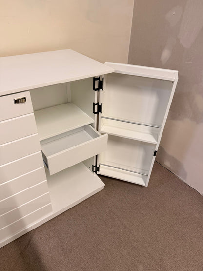 Barschrank Weinschrank Hausbar in weiss als Highboard