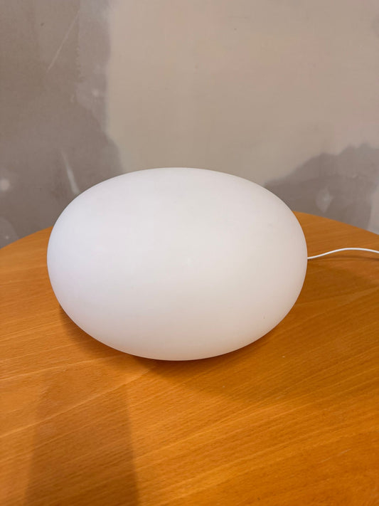 Vintage Space Age Tischlampe Bodenlampe ovale Form