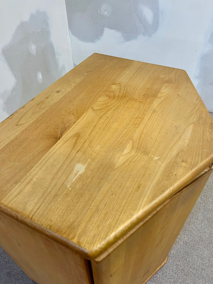 Eckschrank Kommode aus Holz Buche von Lübke