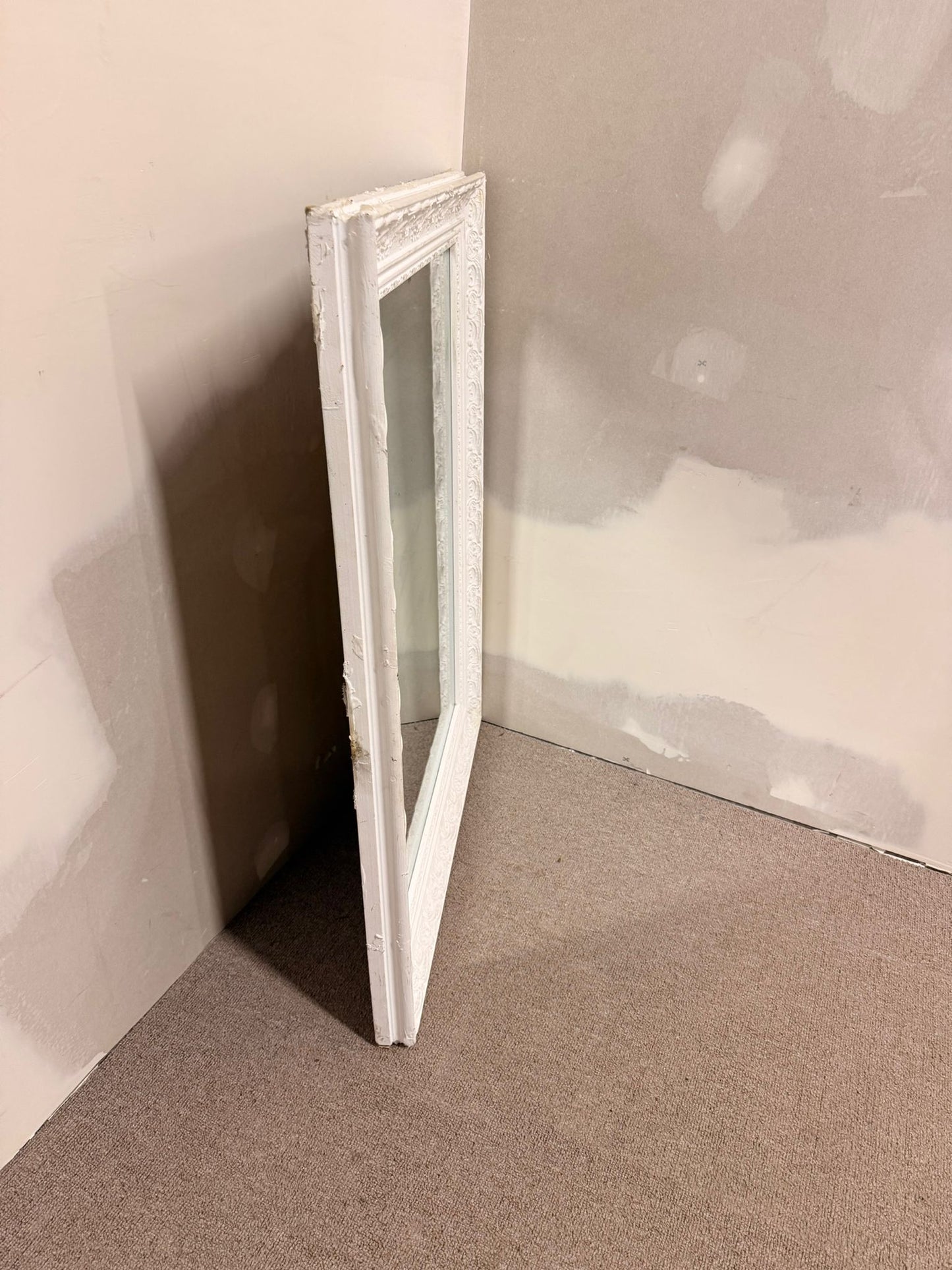 Spiegel weiss mit Verzierungen Shabby Chic, Wandspiegel
