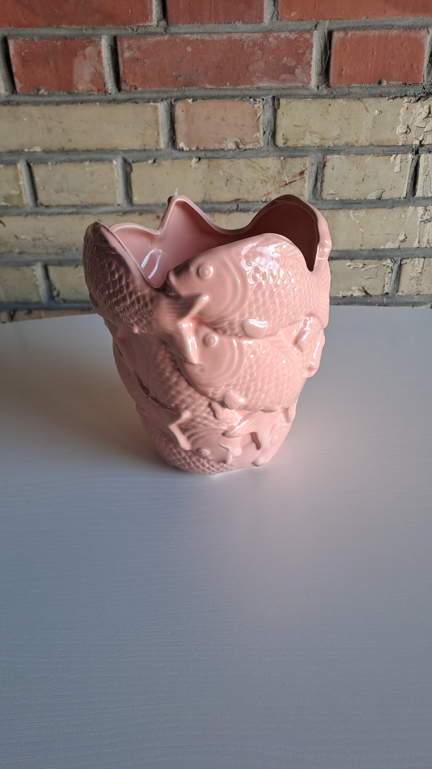 Boltze Home Vase Porzellan 3D Fischmotiv Koi