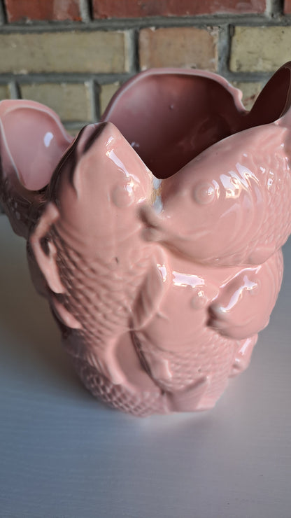 Boltze Home Vase Porzellan 3D Fischmotiv Koi