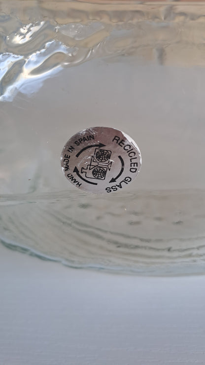Grosser Glasfisch aus recyceltem Glas - Made in Spain