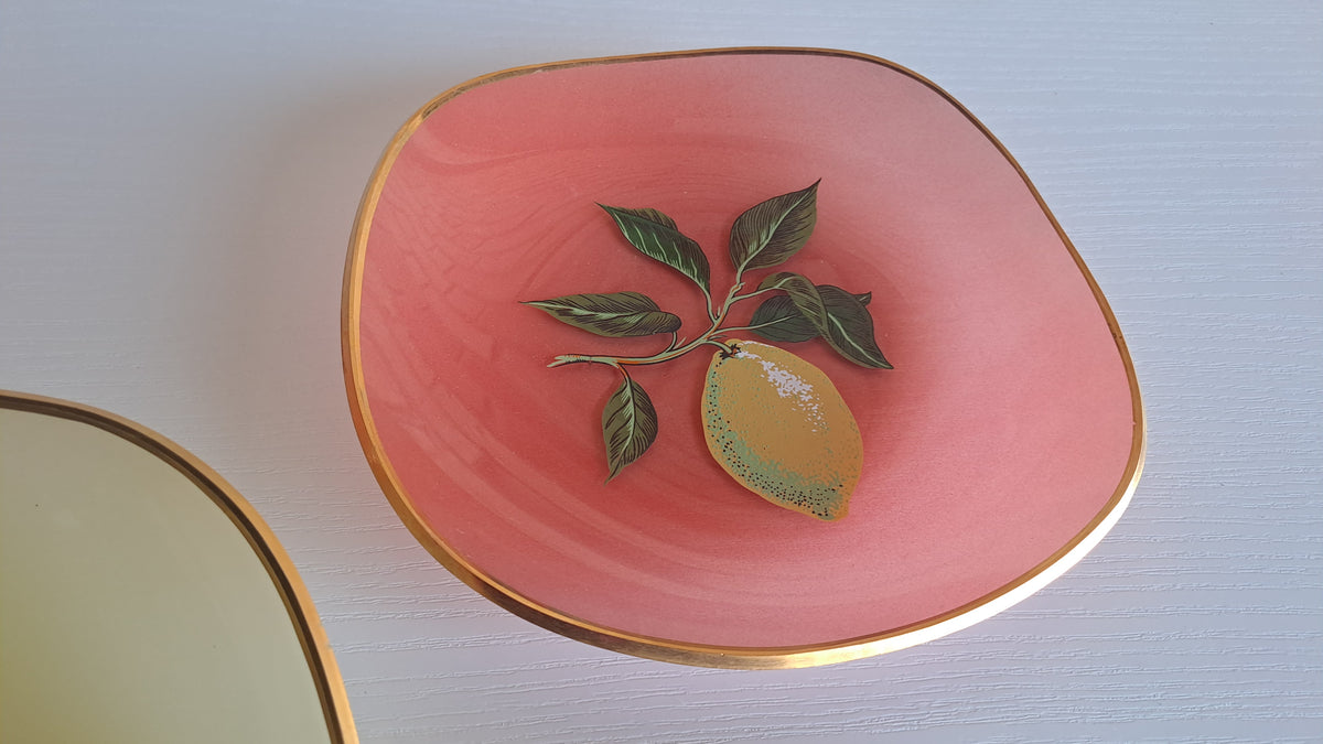 Vintage Obst Teller Schalen Set 7-teilig 50er/60er Jahre