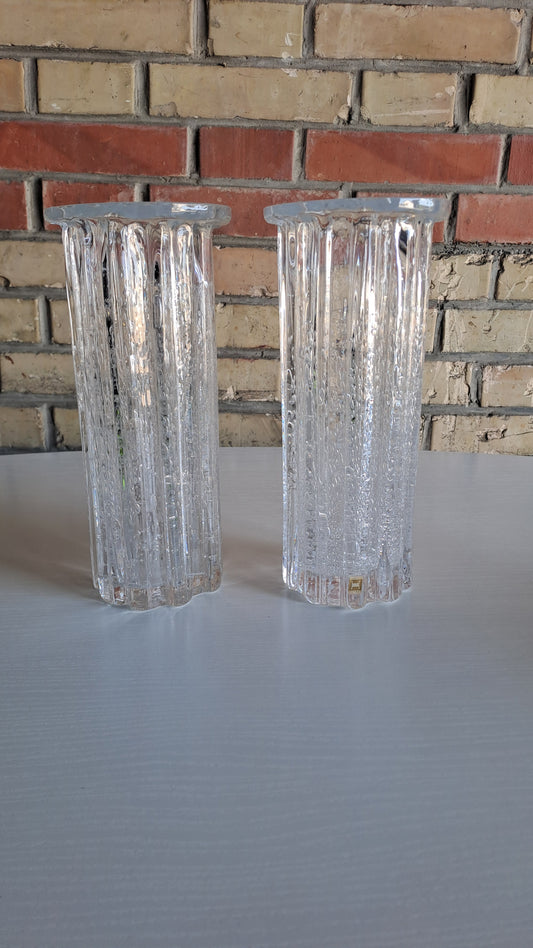 2er Set Hadeland Norway Atlantic Vase von Willy Johansson