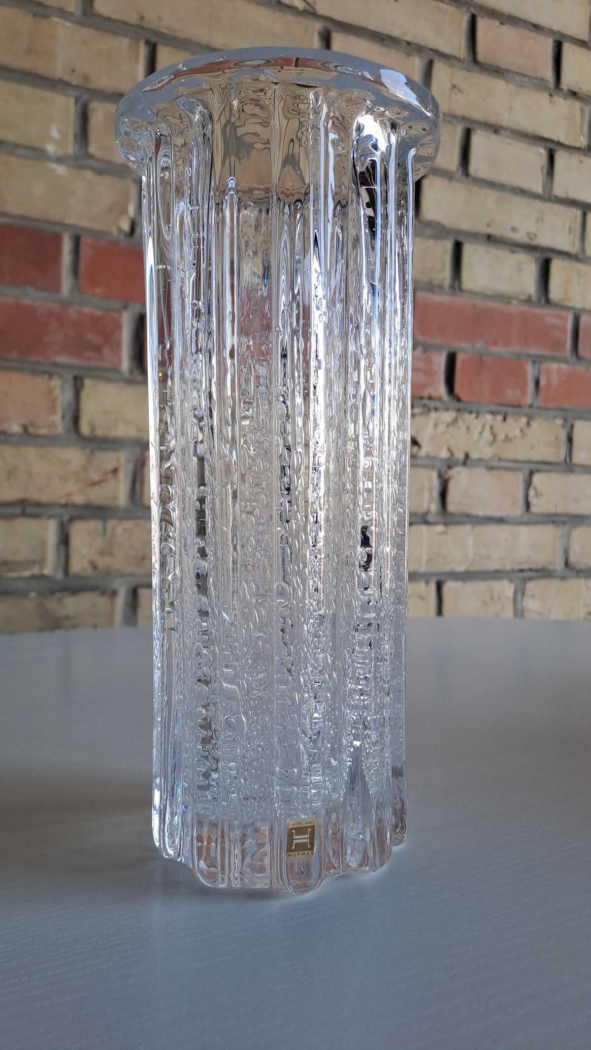 2er Set Hadeland Norway Atlantic Vase von Willy Johansson